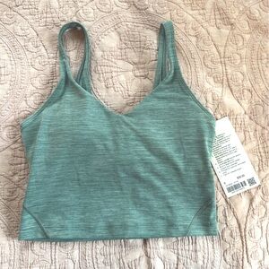 NWT NEW Lululemon Yoga Crop Top with built in bra size 6